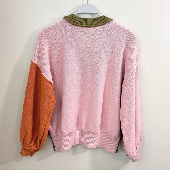 Forever 21 Chunky Colorblock Sweater - Picture 3 of 13